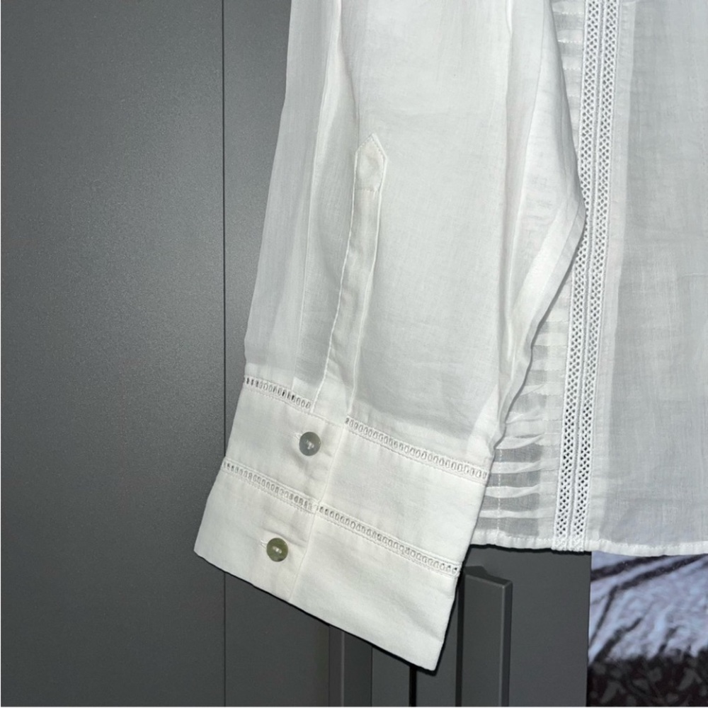 M. Zara SHIRT WITH EMBELLISHED TRIM - Picture 7 of 7